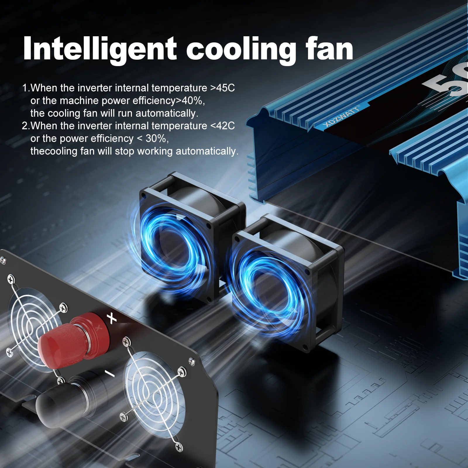 2000 واط 5000 واط الذروة موجة جيبية نقية عاكس الطاقة مع جهاز التحكم عن بعد LED عرض منفذ USB للتخييم في الهواء الطلق RV بدون بطارية #4