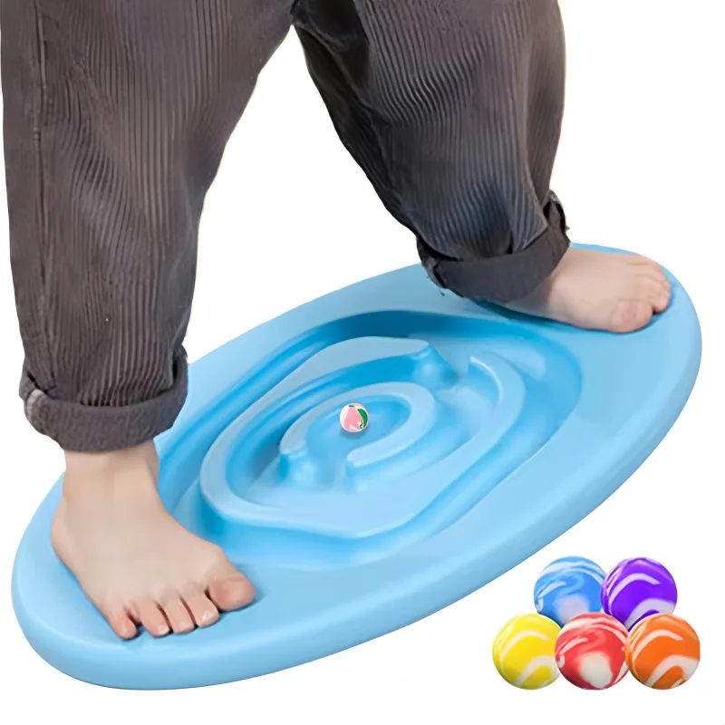 1Pc Creative Home Balance Board Concentration Training Device For Children/Adult PE Egg-Shaped Balance Table Development Balance