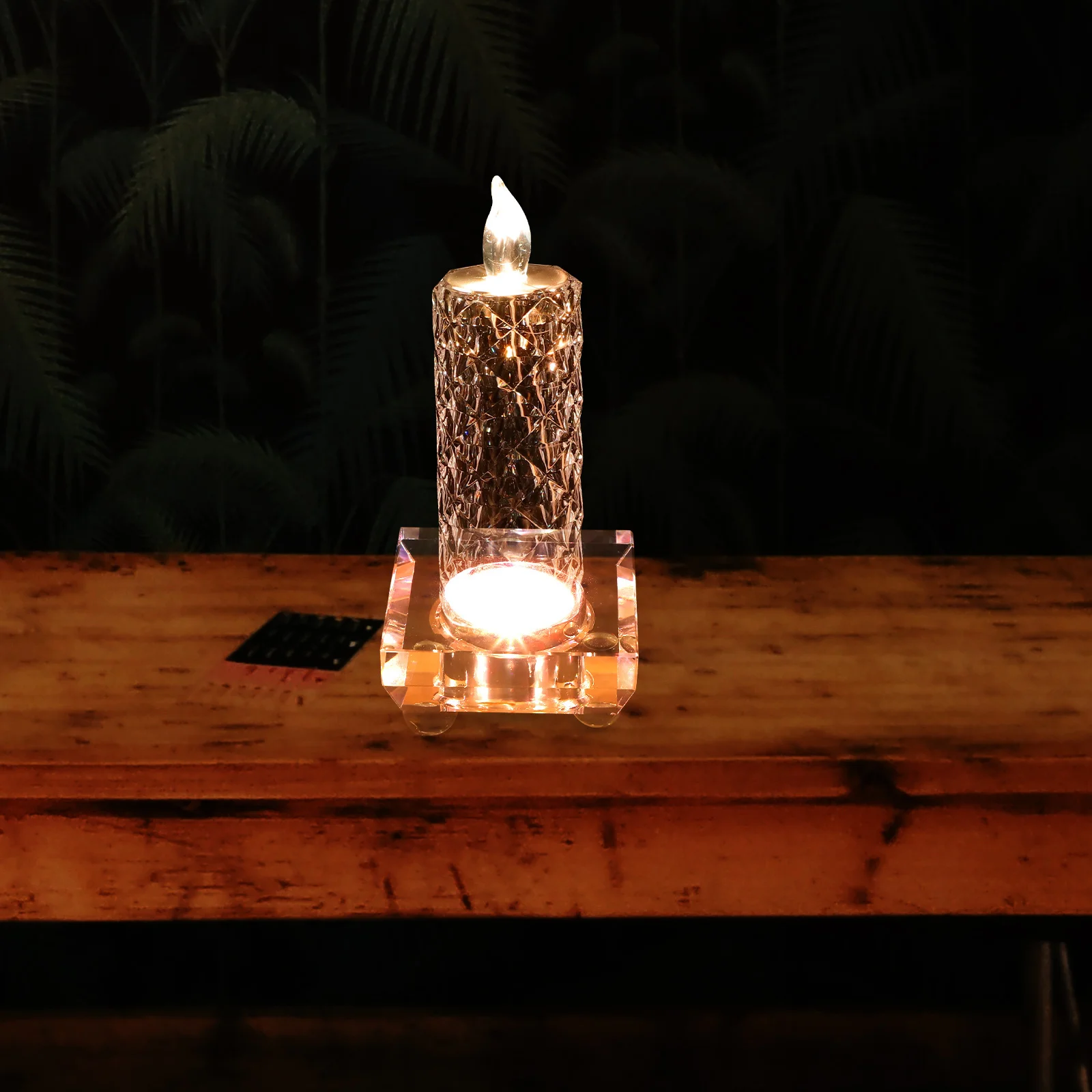 

LED Light Base Crystal Display Stand Square Glowing Illuminated Base for Crystal Art Glass Resin Jewelry Home Decor