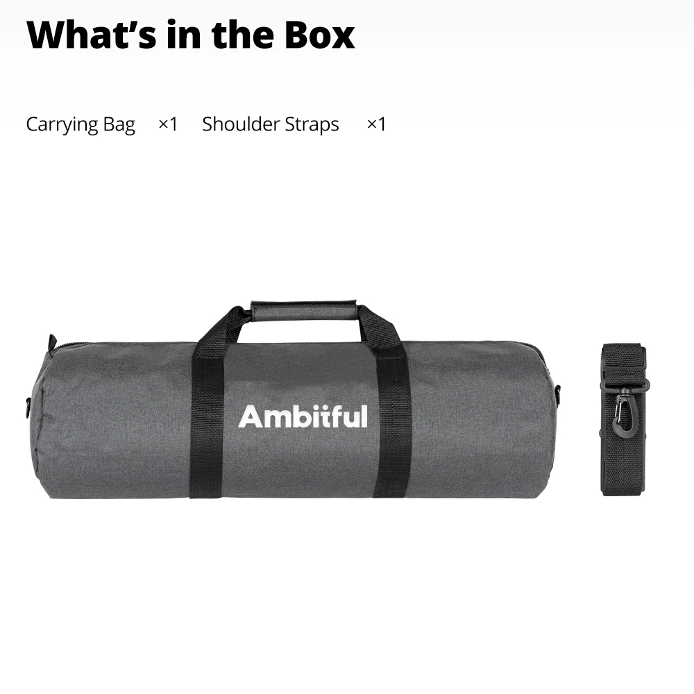 AMBITFUL TB PRO 50/60/70//80/90/100/110/120/130/140cm  Padded Camera Monopod Tripod Carrying Bag Case Portable Shoulder Straps