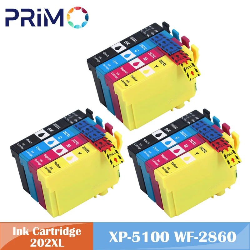 T202XL 202XL 202 XL North Amercial Australia Ink Cartridge for Epson Expression Home XP-5100 WorkForce WF-2860