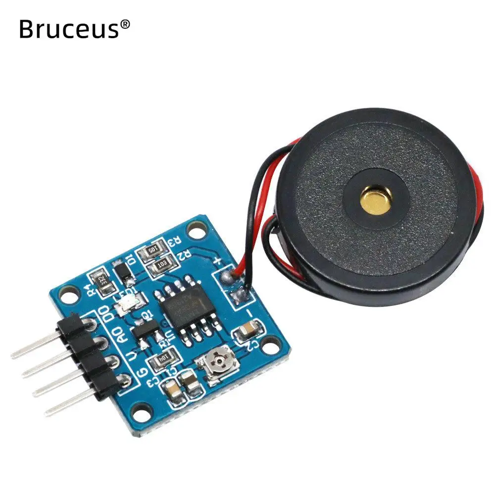 DC 5V Vibration Switch Piezoelectric Shock Tap Sheet Percussion Sensor  Module  For Arduino AD/DO 51 UNO MEGA2560 R3 DIY Kit