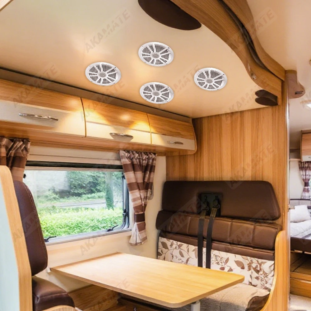 6.5 بوصة القرن ل RVs المتكلم نظام الصوت 75 مللي متر المغناطيس فلوش جبل على نطاق واسع ل ATV UTV سبا RZR البحرية RV 120 واط 240 واط