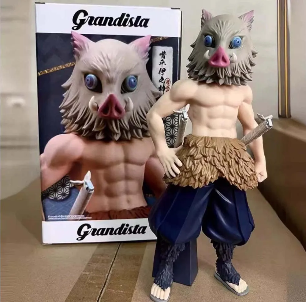 

Demon Slayer Grandista-Hashibira Inosuke In Stock Original BANDAI Banpresto Figure Model Anime Genuine Boxed Toy