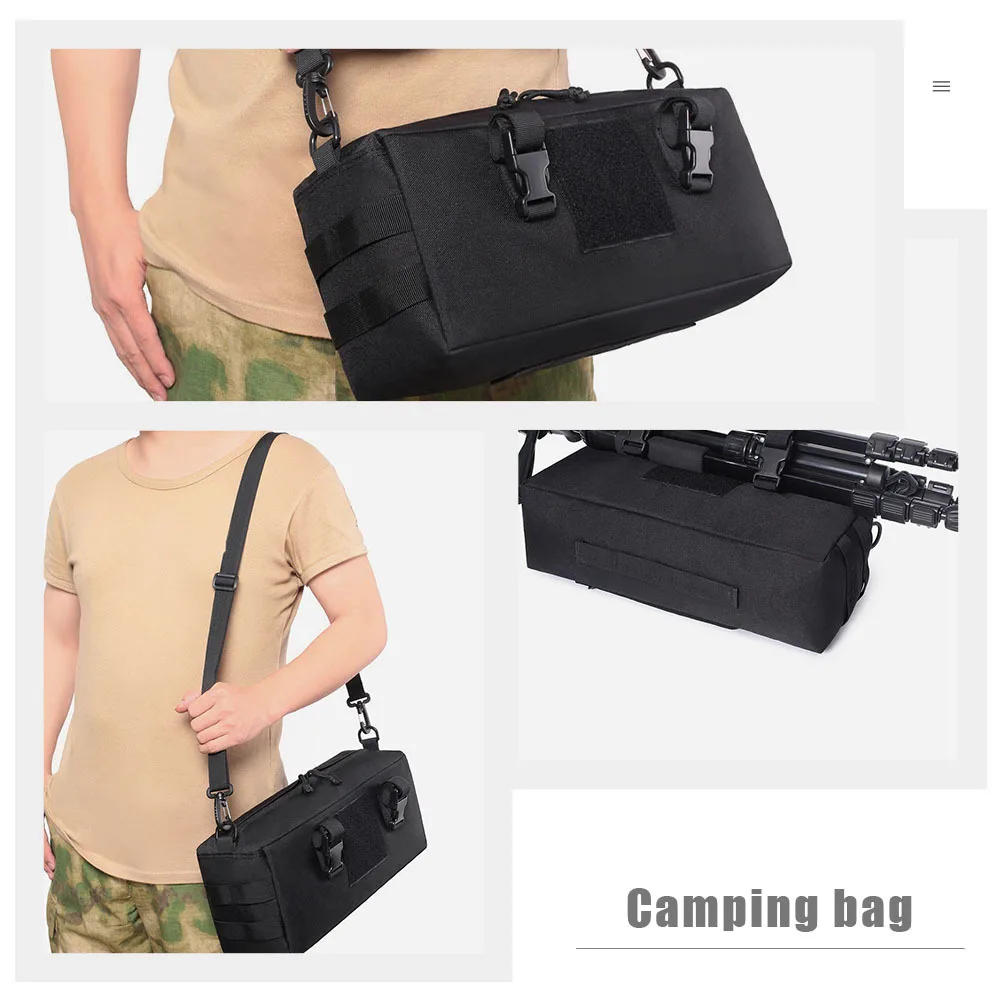 

Outdoor Camping Bag Large Capacity Wear-Resistant Multi-Function Crossbody Pouch for Hiking Climbing and Travel