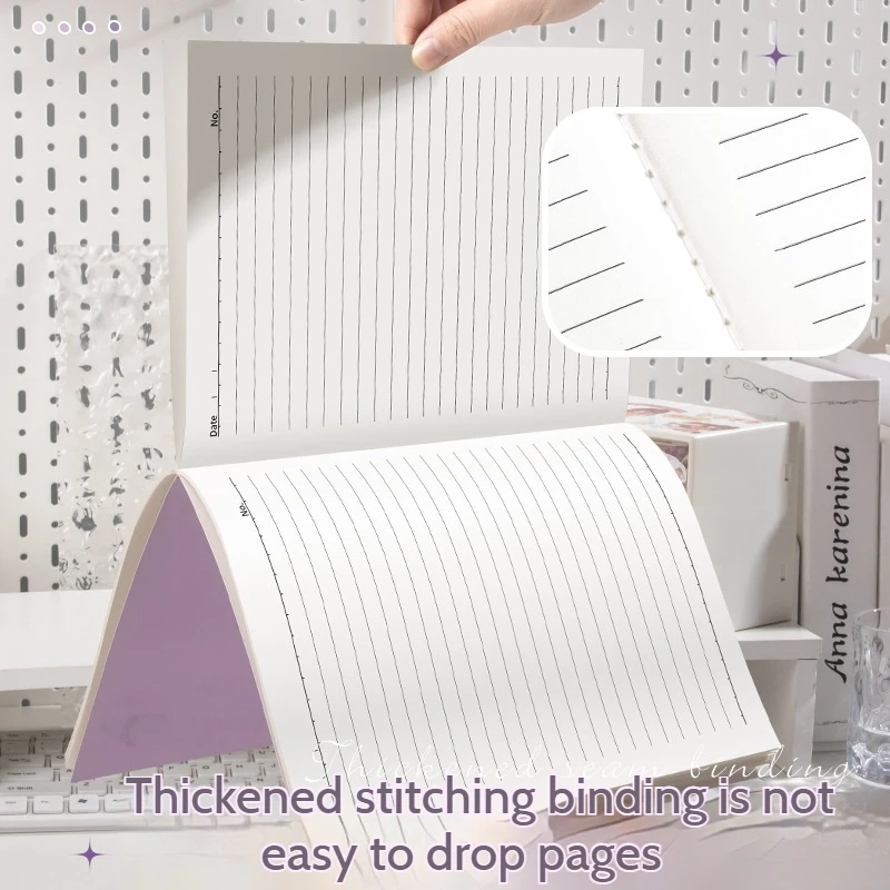 Thickened Gradient B5 Horizontal Line Notebook With Student Eye Protection Stitching Suitable For Business Office And Meetings