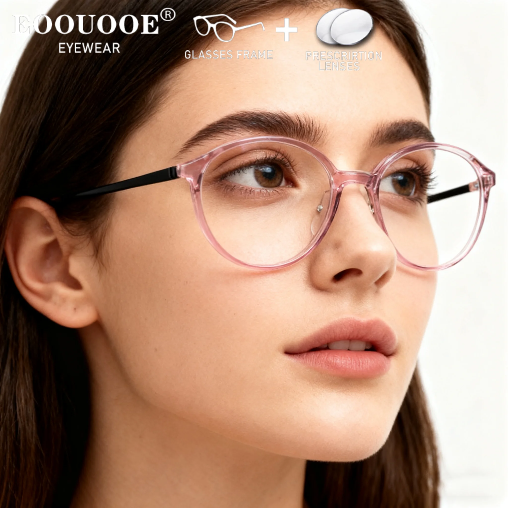 الأطفال والمراهقين نظارات HD وصفة طبية تصفية الضوء الأزرق شبه كروي قصر النظر مد البصر العدسات البيضاوي TR90 نظارات