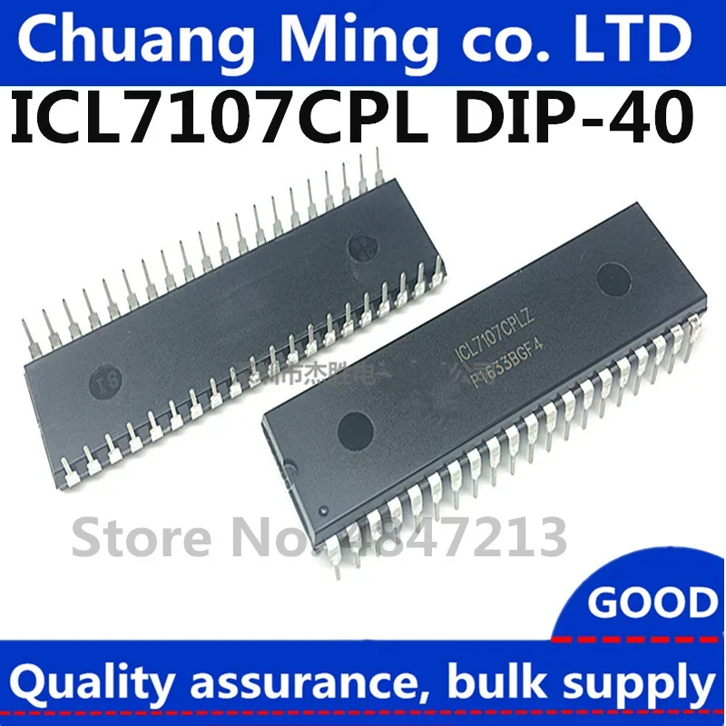 Free shippin 20pcs/lots ICL7107 ICL7107CPL DIP ICL7107CPLZ DIP-40 In Stock