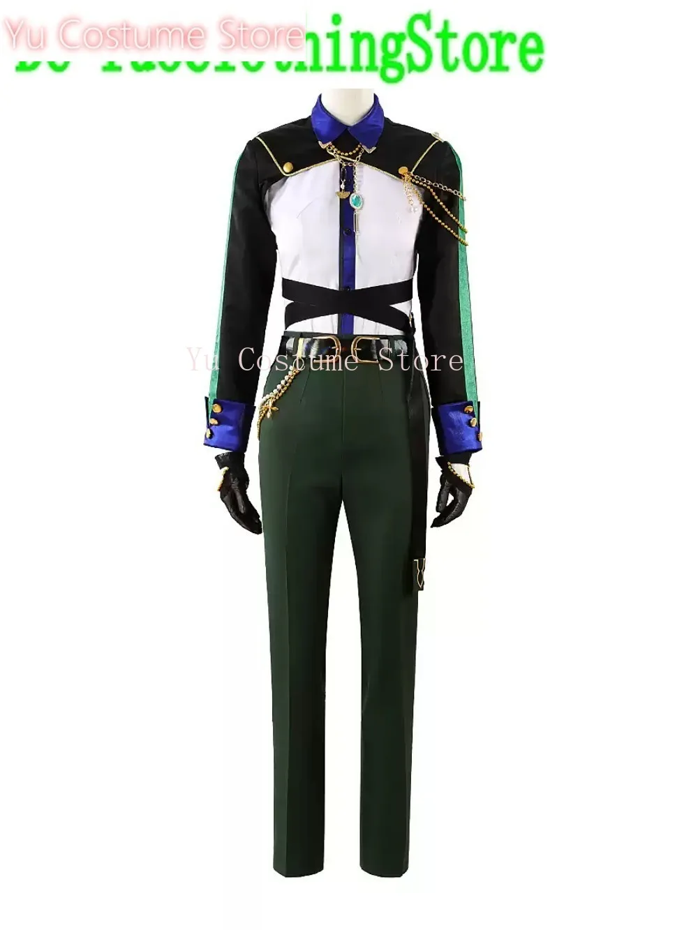 

Anime Cosplay Ensemble Star Blue Suit Party Halloween Costume