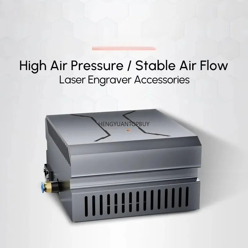 The air pump is used to assist the laser engraving machine in cutting, protecting and blowing away smoke and residue view 3