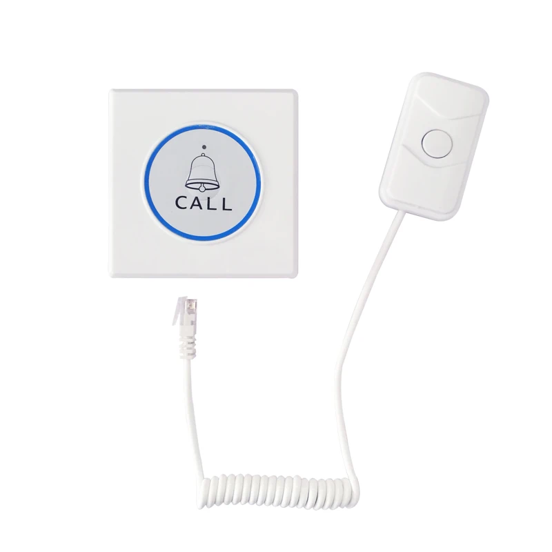 Ycall RJ11 connettore infermiera SOS Call Button Bell System per Hospital Wards Bed Wireless paziente dispositivo di emergenza maniglia Pull Cord