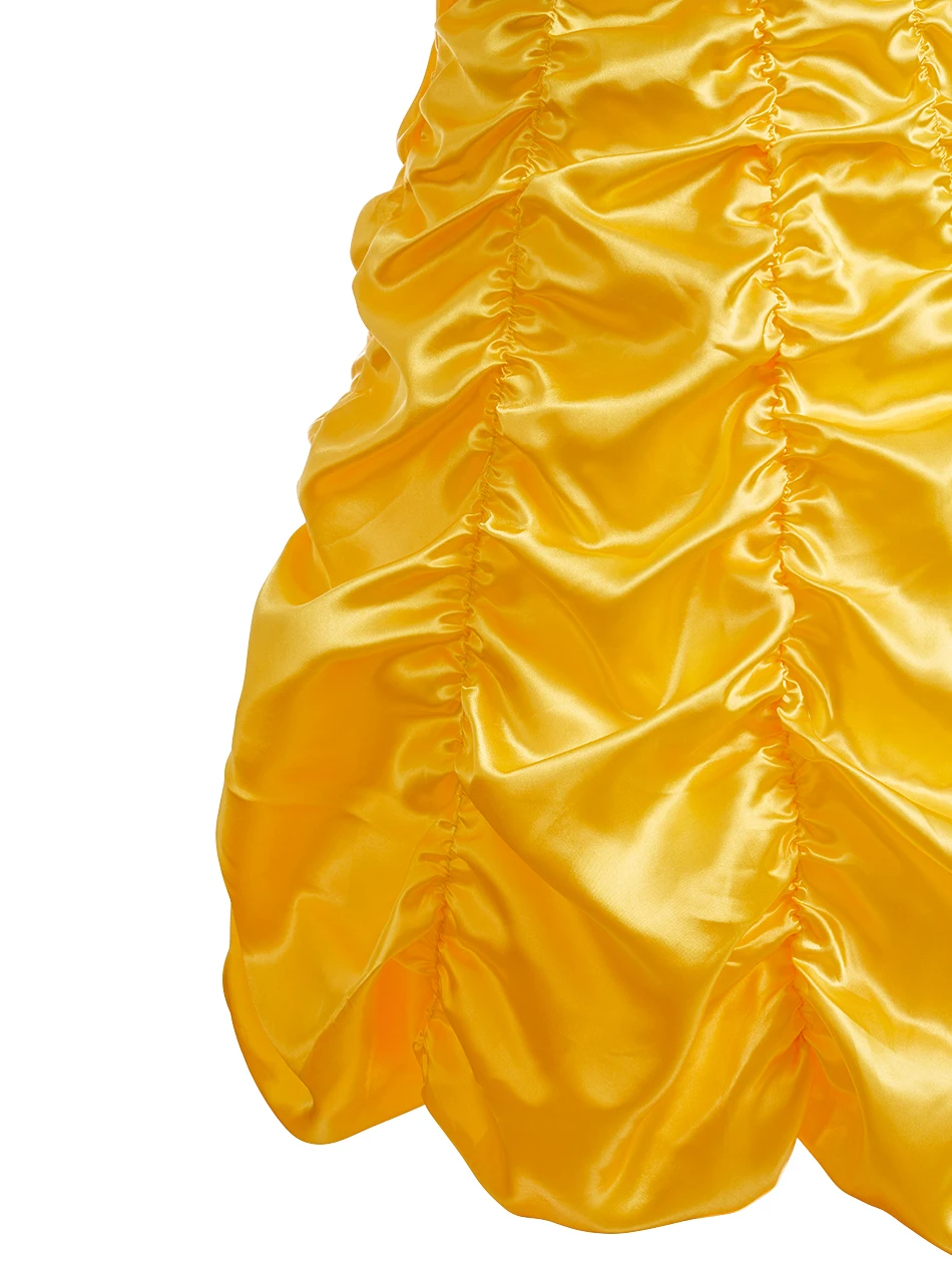 Mädchen Prinzessinnenkleid Kinder Fantasie-Cosplay-Kostüm Kinder Party Ballkleid Halloween Karneval Verkleidungskleidung Buchwoche – Detail 8