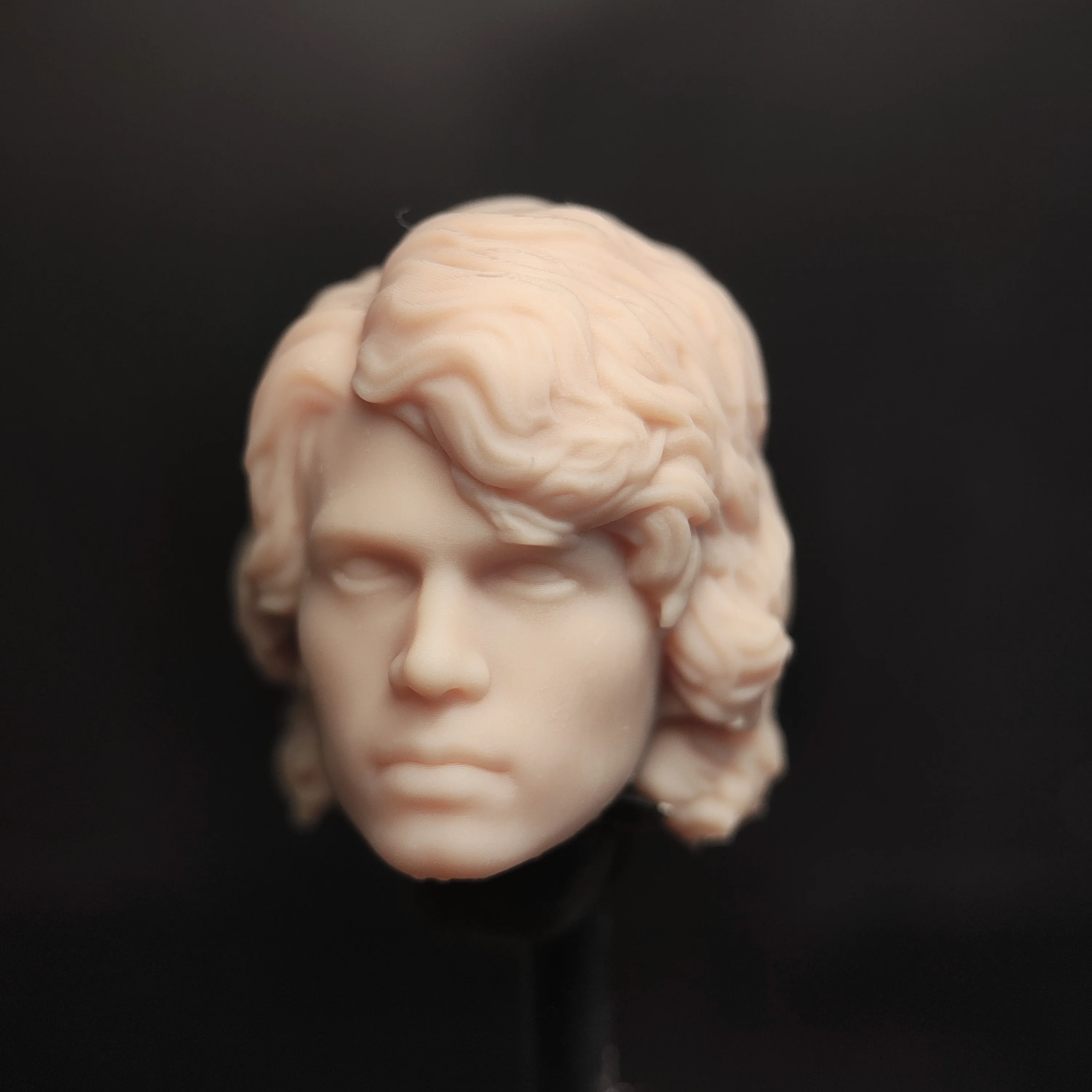 HL1977 DIY Customized 1/18 1/12 1/10 Scale Unpainted Head Sculpt for 3.75