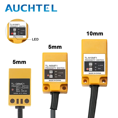 Sensor de proximidad inductivo de interruptor cuadrado de detección de metales sensible a la distancia de 20 mm TL-N20M