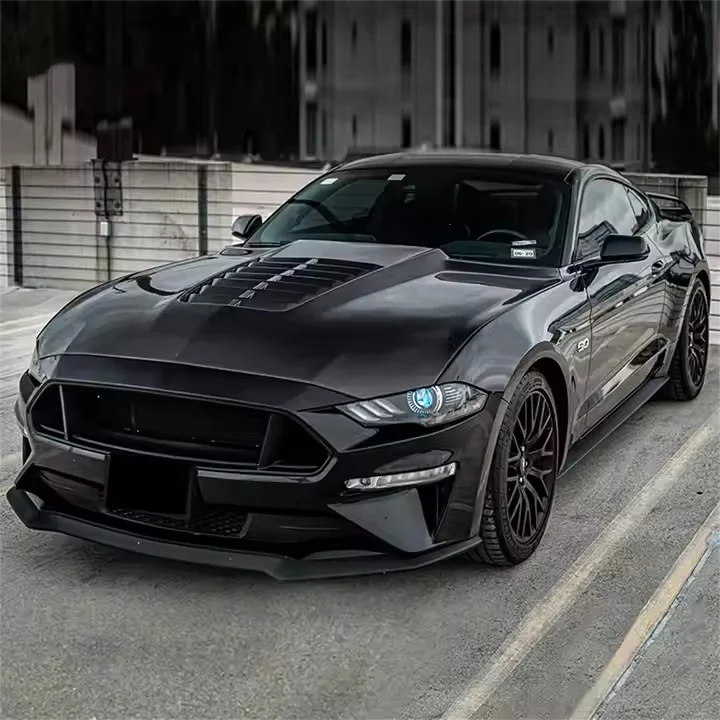 

Carbon Fiber Hood for Ford Mustang GT500 2015-2017 Perforated Real Carbon Fiber Hood Regular Style for Replacement.