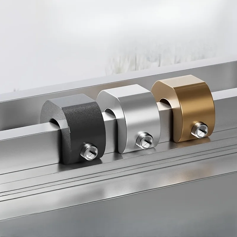 C-type window lock set, metal anti-theft door and window clips, metal safety locks for living room and bedroom windows