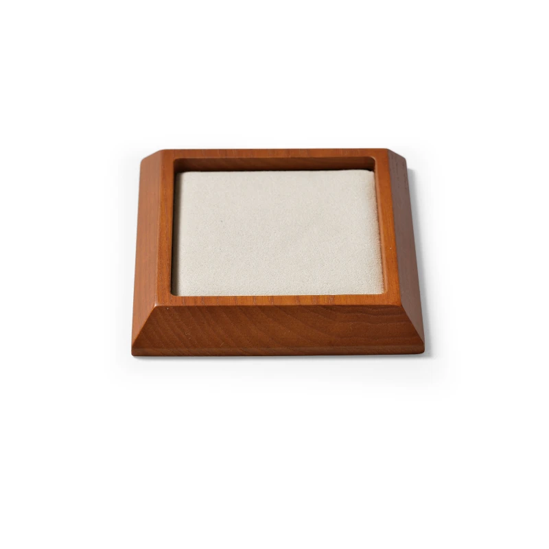 Oirlv Massivholz Halskettenständer Uhrenhalter Holz Schmuckständer für Armband Ring Ohrringe Holztablett Schmuck Walnuss