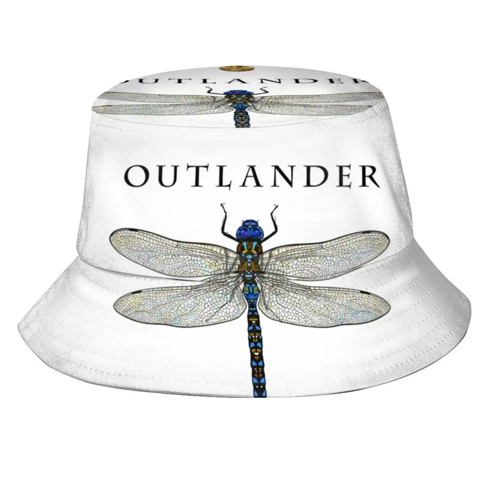 Outlander Dragonfly #2 Sun Cap Fisherman Hat Bucket Hats Sassenach Dragonfly In Amber Scottish Scotland Jamie Fraser Claire