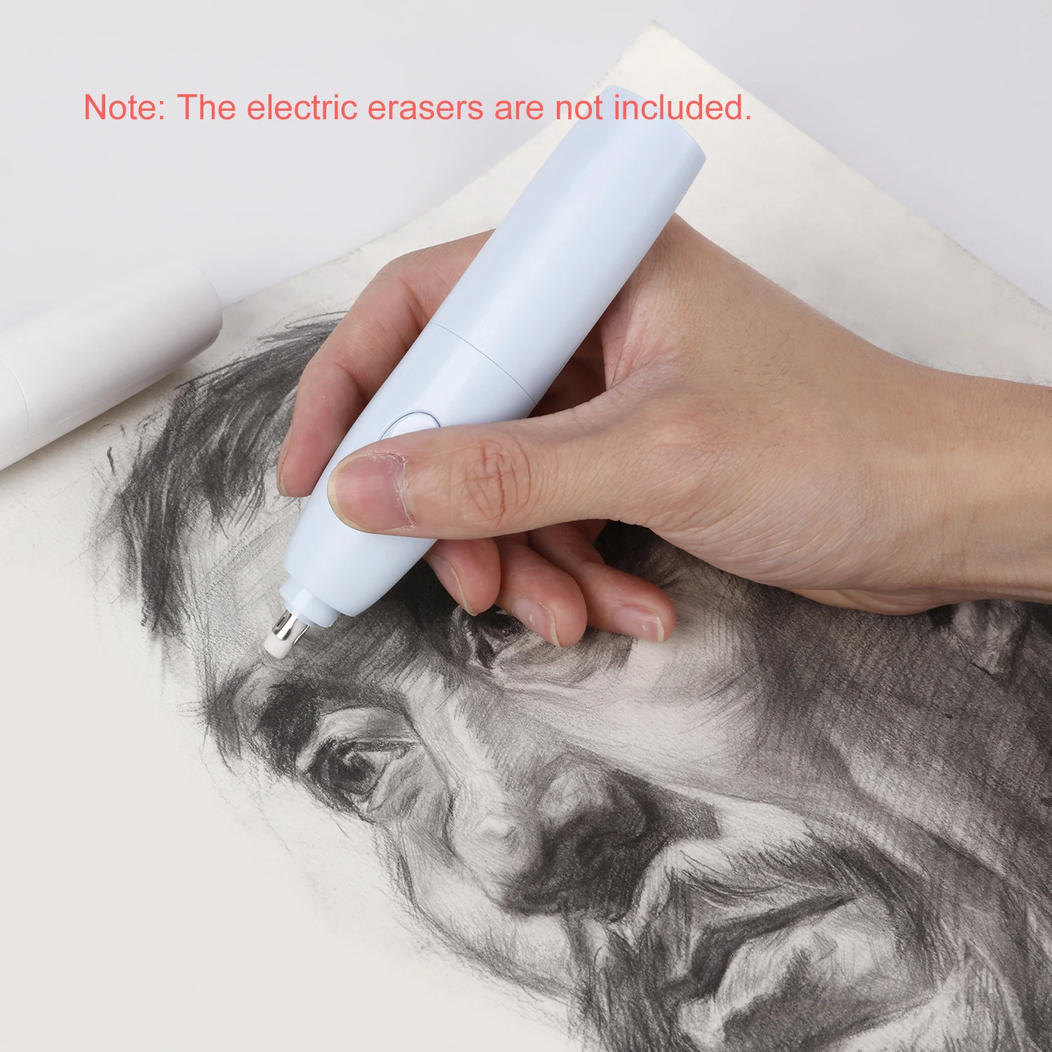 Electric Eraser Refills 50pcs Dia. 5mm Big Eraser Refills Replaceable Rubbers Stationery Supplies for 8302\8305\8306 Pen
