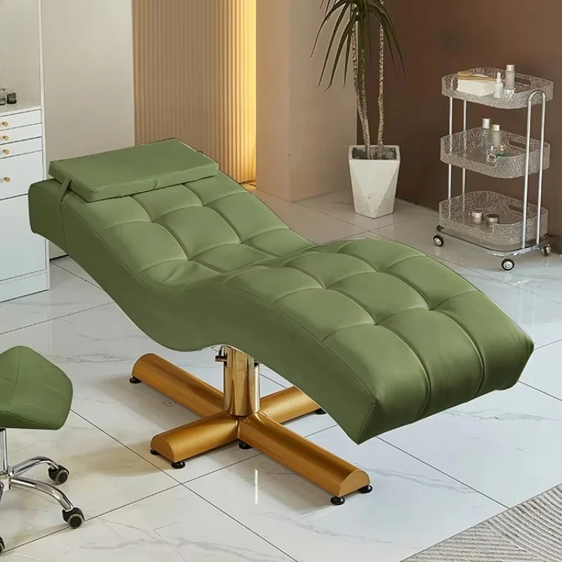 

Косметологическая массажная кушетка для наращивания ресниц и ухода за кожей, изогнутая кушетка для косметологических процедур