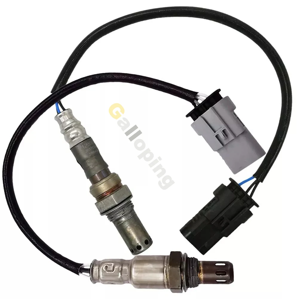 2pcs O2 Oxygen Sensor Upstream Downstream Front & Rear  For 2013 2014 2015 Chevrolet Malibu 2.5L 2.0L 4 wires 234-4763, 234-4762