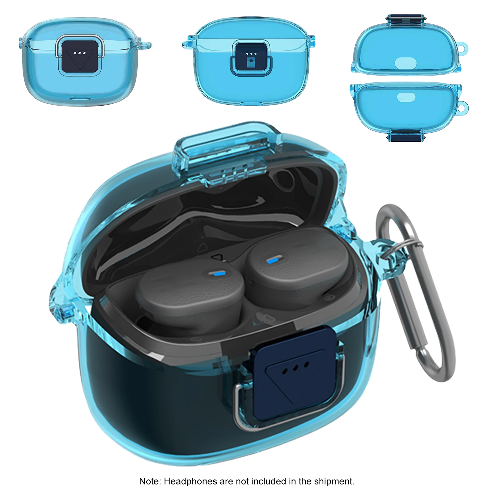 TPU Case for JBL Tune Buds 2 Earphone Protective Case All-inclusive Wireless Headphones Cover Shockproof Earbuds Protector Cover