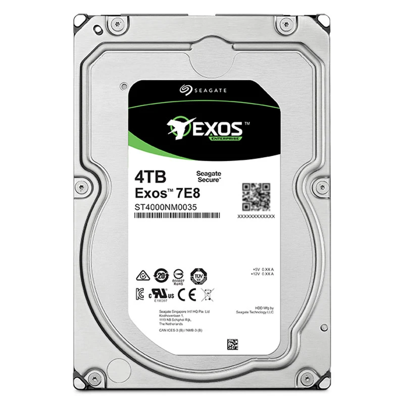 

Seagate Enterprise Capacity ST4000NM0035 Жесткий диск 4 ТБ 3,5 дюйма SATA 7200 об/мин 128 МБ НОВЫЙ