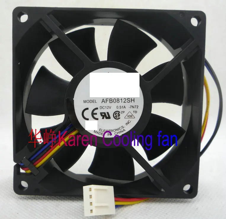 8CM AFB0812H AFB0812HH AFB0812L AFB0812M AFB0812SH AFB0812VH 8025 12V Cooling Fan 80*80*25MM