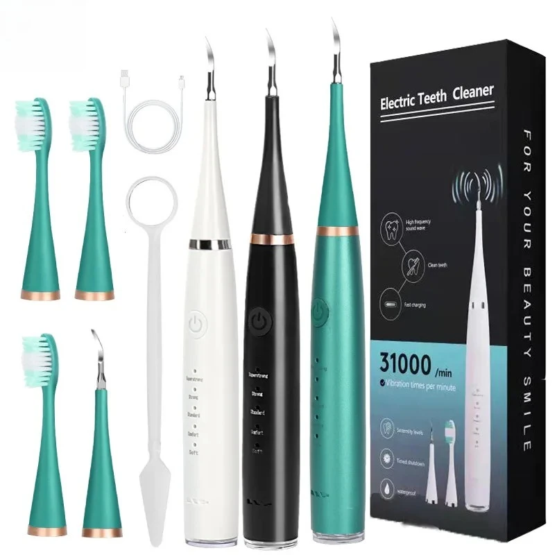 Ultrasonic Dental Scaler Teeth Whitening Electric Dental Calculus Remover Teeth Oral Care Ultrasonic Dental Cleaner KIT