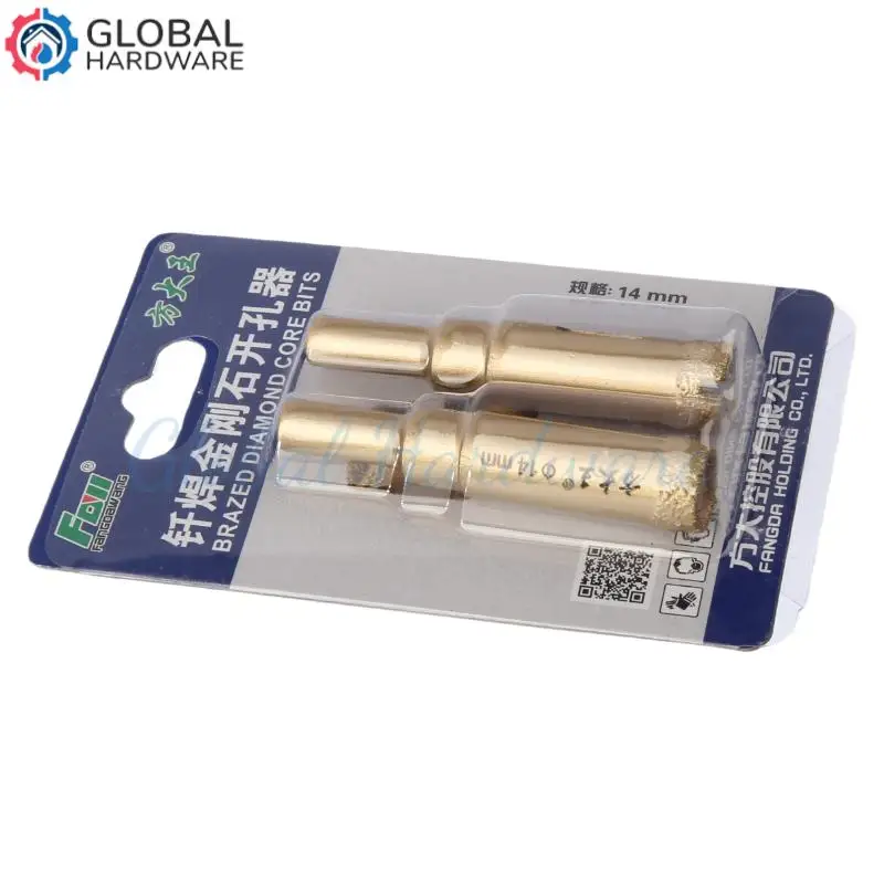 

1PCs 14mm Gold Diamond Drill Bit Hole Saw Glass Granite Cutter Opener Bits for Marble Granite Tile Ceramic Glass Tile cutter