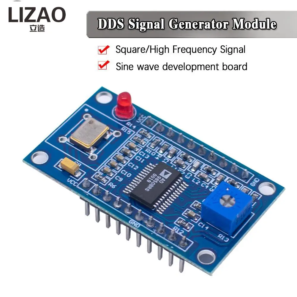 LIZAO AD9850 Moduł generatora sygnału DDS Płytka rozwojowa modułu elektronicznego