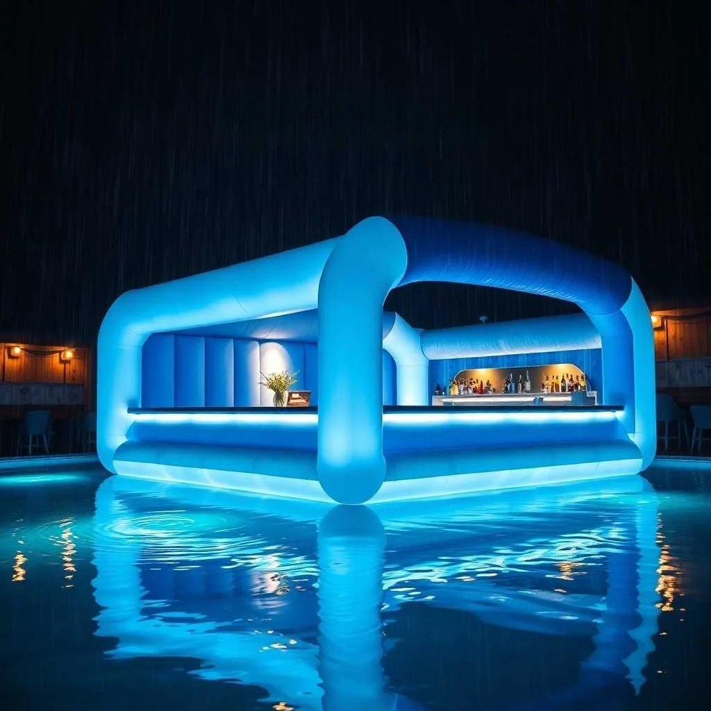 Backyard Pool Bar Inflatable Sofa Shaped for Children PVC Material Over 500kg Capacity Commercial Outdoor Use