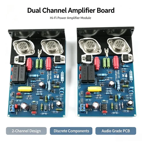 （1pair）WEILIANG AUDIO Cloned Quad 405 Classic Power Amplifier Assembled and Tested Board