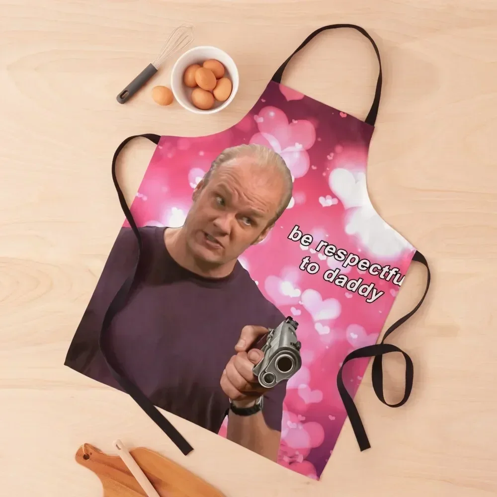 

Daddy Duncan Be Respectful to Daddy Meme Iemdnoa Apron Costume Waiter For Women Hairdressing Apron