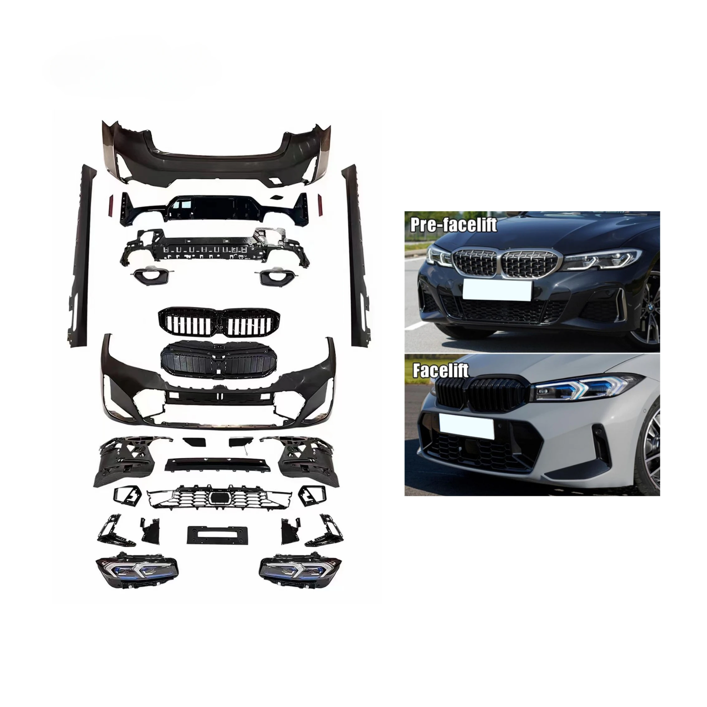 for 3 series for G20 G28 upgrade to G20 LCI factory wholesale price car body kits