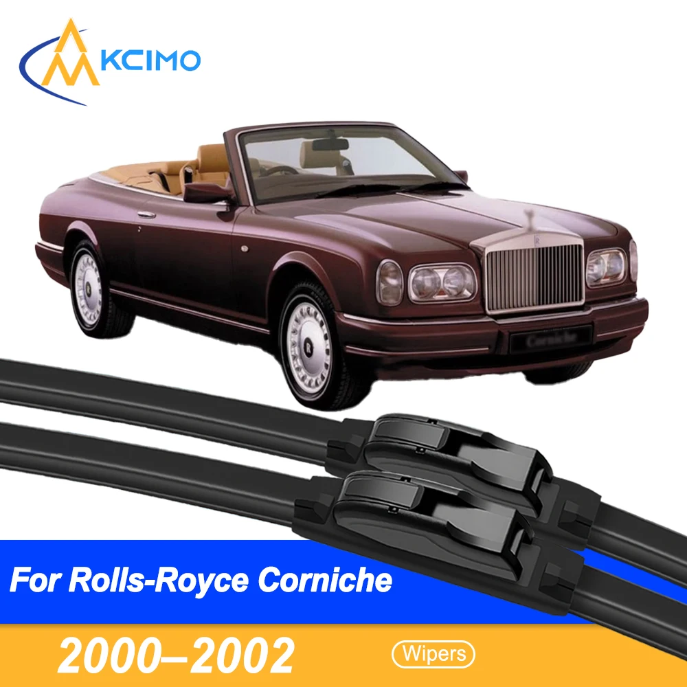 

For Rolls-Royce Corniche Front Wiper Blade Car Wiper 2000–2002 Windshield Accessories 2pcs