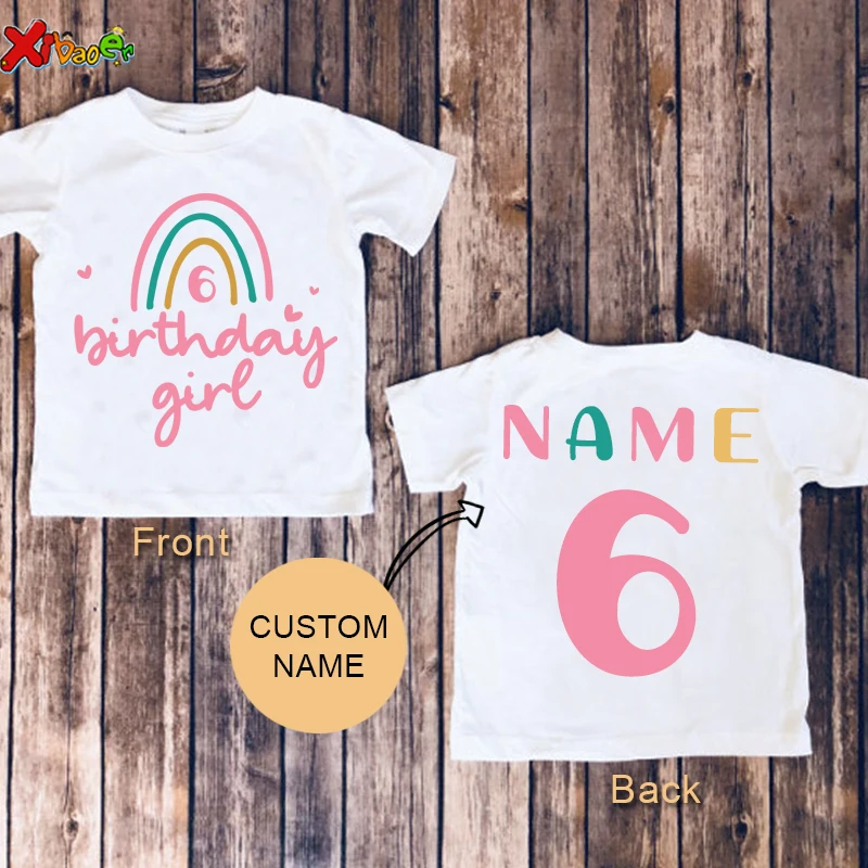 Girls Crown Shirt Royalty Shirt Birthday T-shirt Birthday Party Shirt Girl Shirt Custom Name Shirt Toddler Baby One Kids Summer