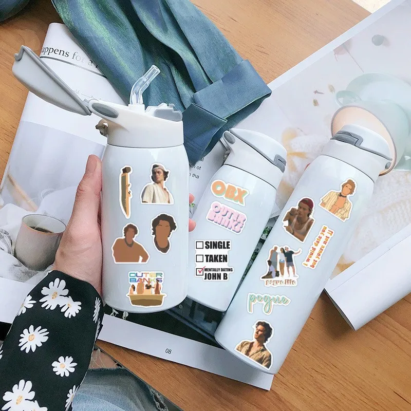 

50/100PCS Classic TV Series Outer Banks Sticker Cartoon Graffiti Decorative Luggage Laptop Guitar Waterproof Decal Kids Toy