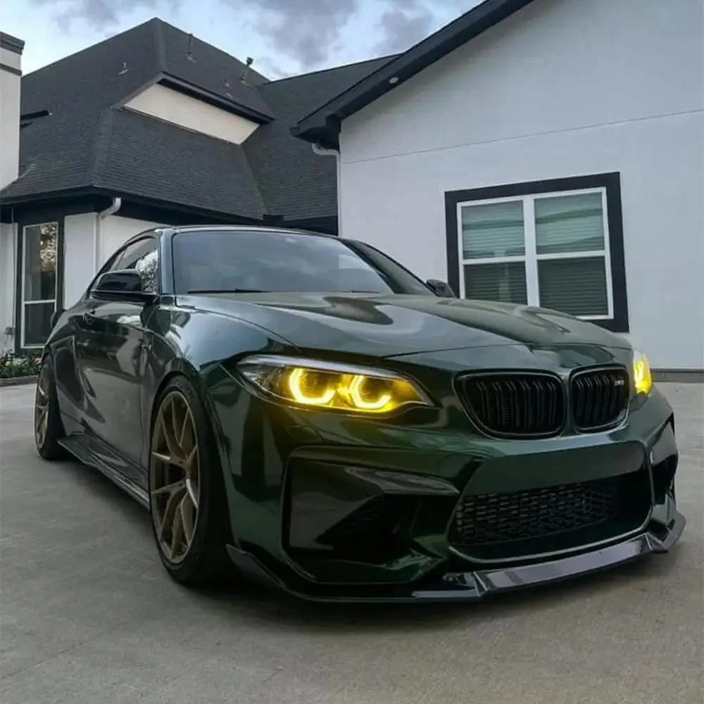 F87 M2 Yellow DRL LED Boards For 2018-2020 BMW F23 F22 LCI M240i 230i M2 LED Headlight Daytime Running Light Angel Eyes