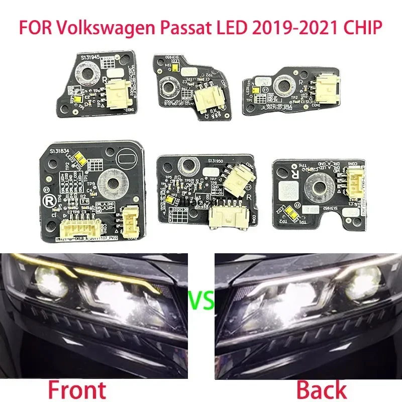 

Белые ангельские глаза для Volkswagen Passat LED 2019-2021, автомобильная головка, ангельский глаз, DRL чип, балласт, печатная плата, плата источника ангельских глаз