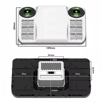 Rooftop Air Conditioning System ACTECmax 12V AC Unit 24V Vehicle Air Conditioner AC.161.076 Cars Engine Parallel Parking Cooler