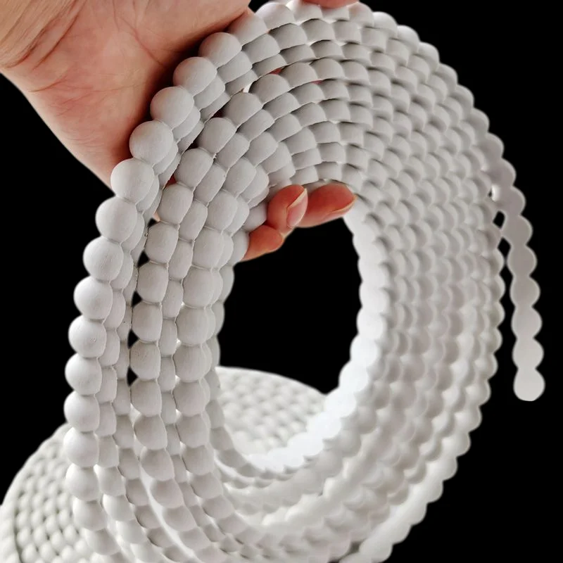 16.4ft Flexible Molding Trim Peel and Stick, Self-Adhesive Decor Bead Pearl Wall Trim for Border Backsplash Tile Picture Mirror
