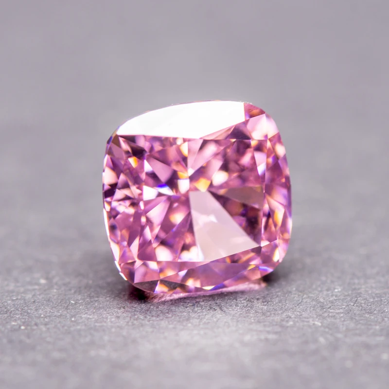 Kubischer Zirkonia Kissenform Mehrfarbig 5A-Qualität 4k Crushed Ice Cut Labor-Synthetischer CZ-Stein für Schmuck – Detail 25