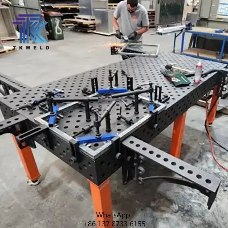 

D16 D28 Plasma Nitrided 3D Welding Jigs New Condition Turning Table Clamping Accessories System PLC Soldering Station