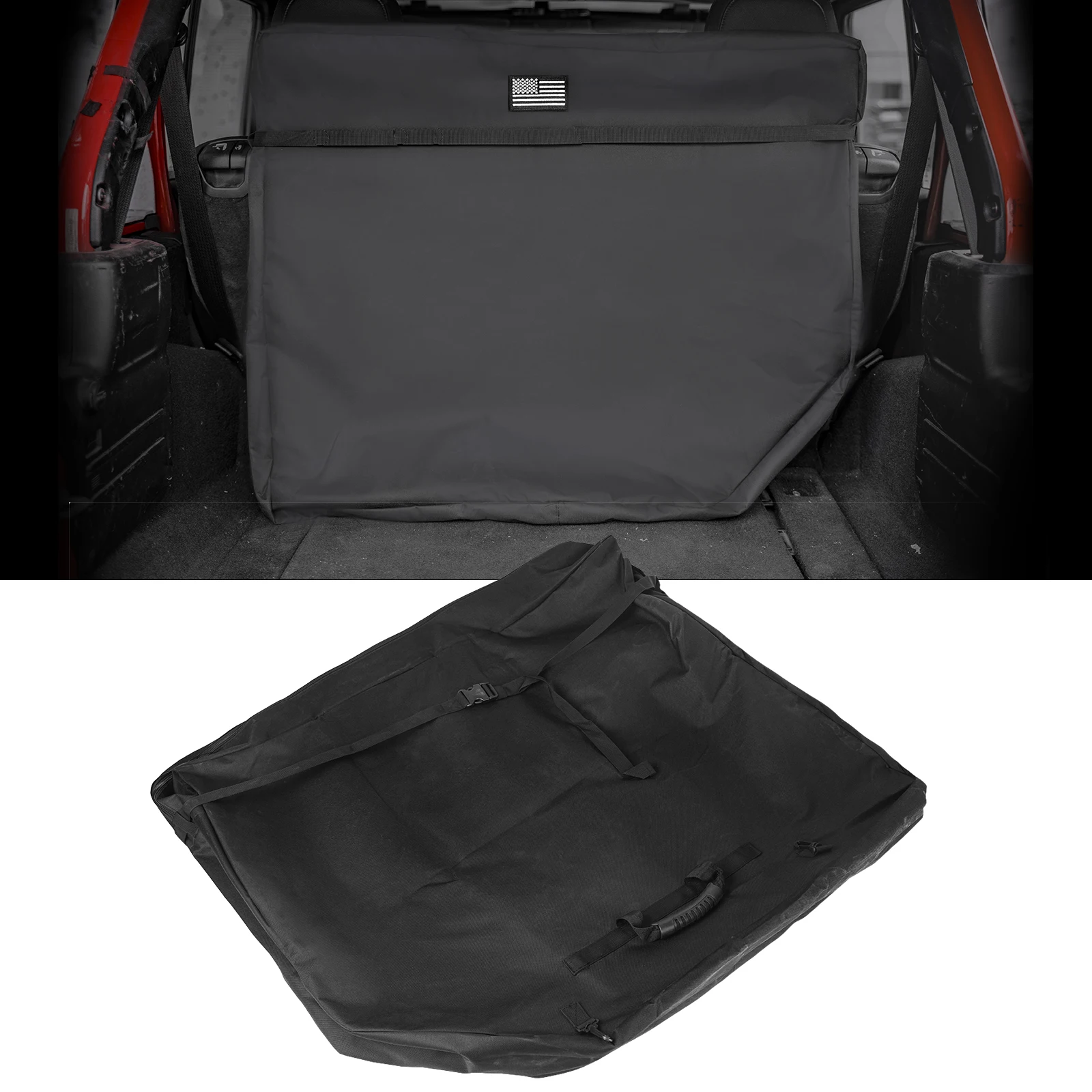 Borsa Portaoggetti Rigida Per Pannelli Superiori Freedom Per Tutti I Jeep Wrangler Jk Jl Sports Sahara Freedom Rubicon Gladiator Jt 4 Porte 2007-2025