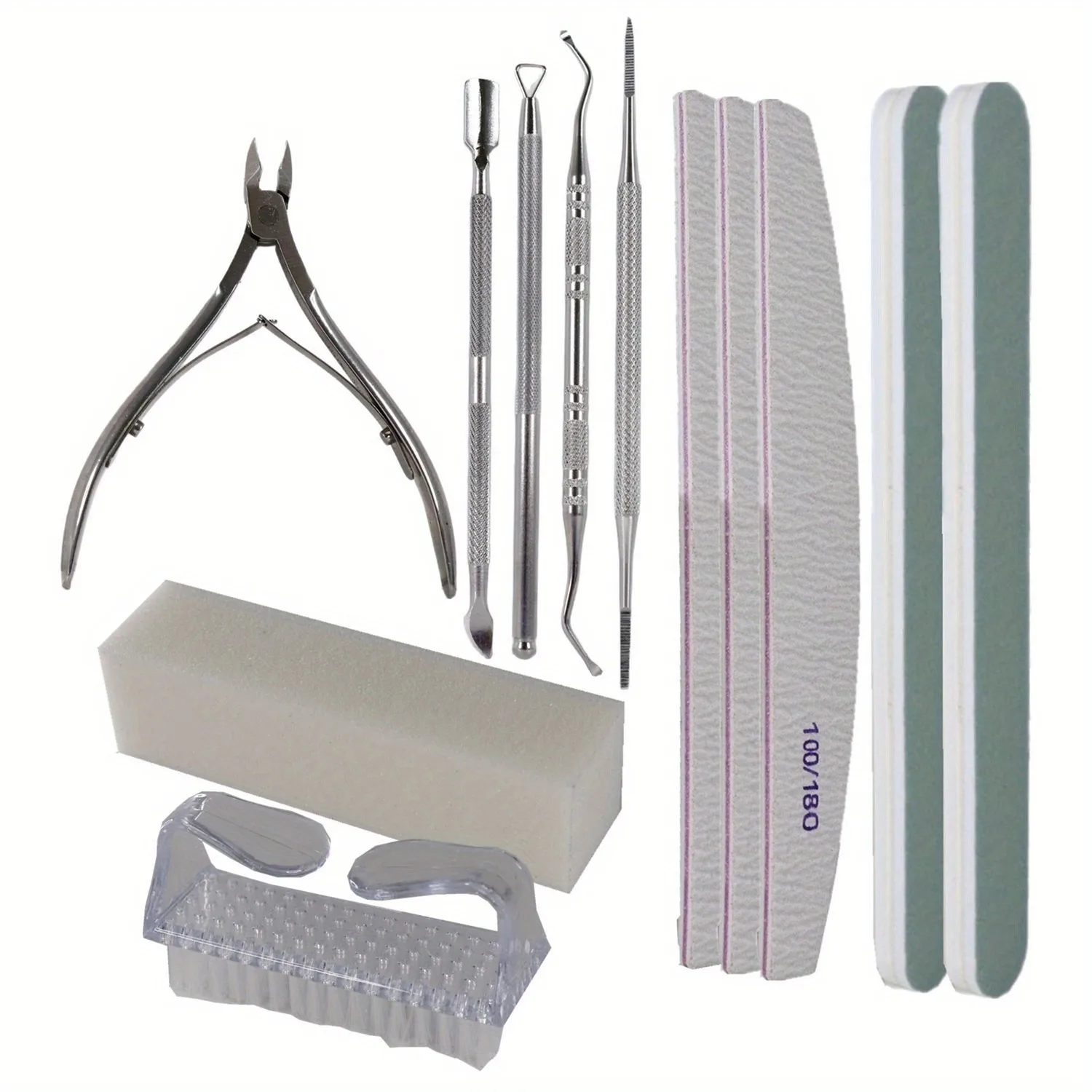 

Профессиональный набор инструментов для удаления кутикулы, кусачки для кутикулы/блок буфера для ногтей/толкатель кутикулы/очиститель для Nai Art