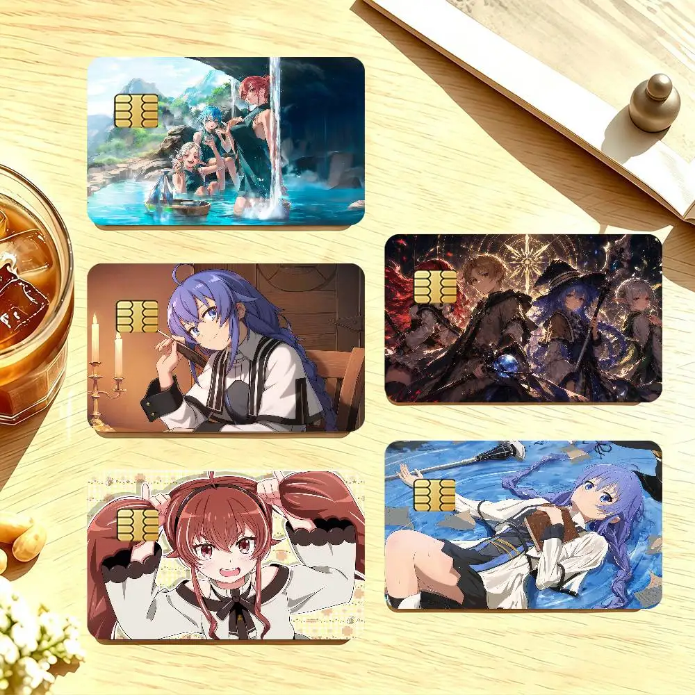 Anime Mushoku Tensei Jobless Reincarnation Credit Card Skin Stickers For Bank Card Bus Metro Cards  Anti-Scratch Gift 4PCS