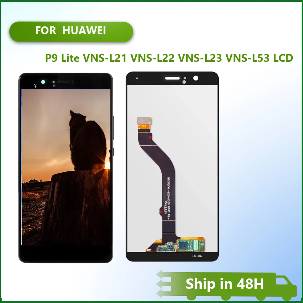 5.2 Inch Tested Original For Huawei Display P9 Lite VNS-L21 VNS-L22 VNS-L23 VNS-L53 LCD Display Touch Screen Digitizer Assembly