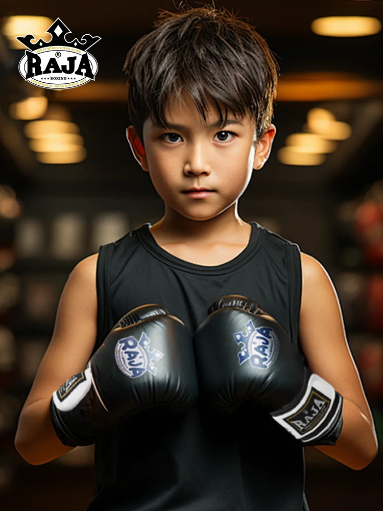 Kids Boxing Gloves Muay Thai Kick Muay Thai MMA Punching Bag Mitts Sparring Training  Toddler Children Youth Boys Girls