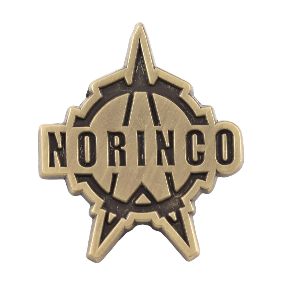 NORINCO Logo Emaille-Pin Militärindustrie-Abzeichen Taktische Ausrüstung Metallbrosche für Army-Fans Sammlerstück Anstecknadel für Jacke Rucksack – Detail 2